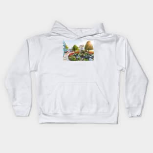 Penticton Peachfest Fairgrounds and Gardens Kids Hoodie